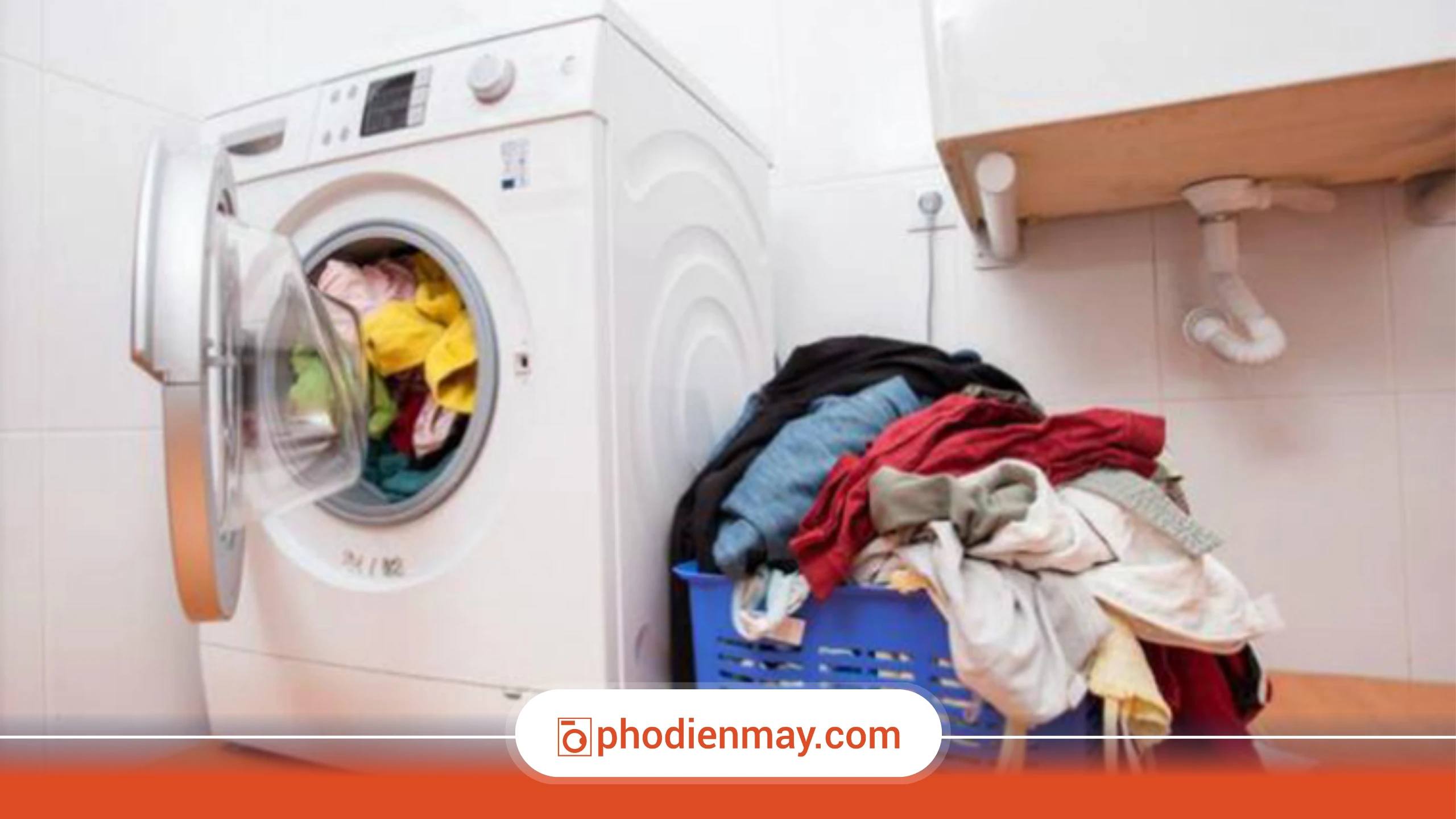 Giặt đúng khối lượng quần áo để tránh quá tải