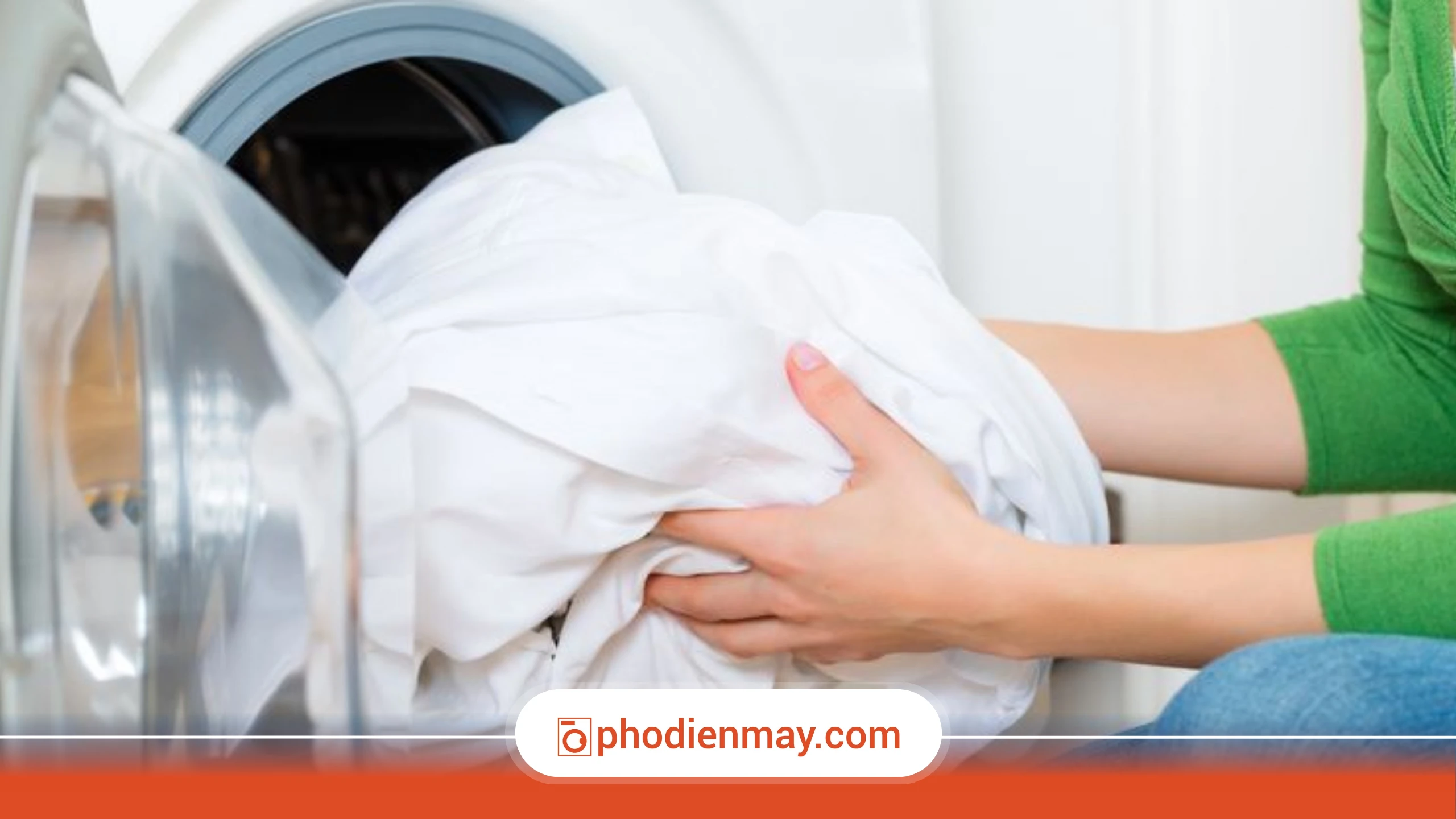 Chọn chế độ giặt phù hợp cách giặt quần áo trắng bằng máy giặt không bị ố vàng – Giữ đồ luôn sáng sạch như mới
