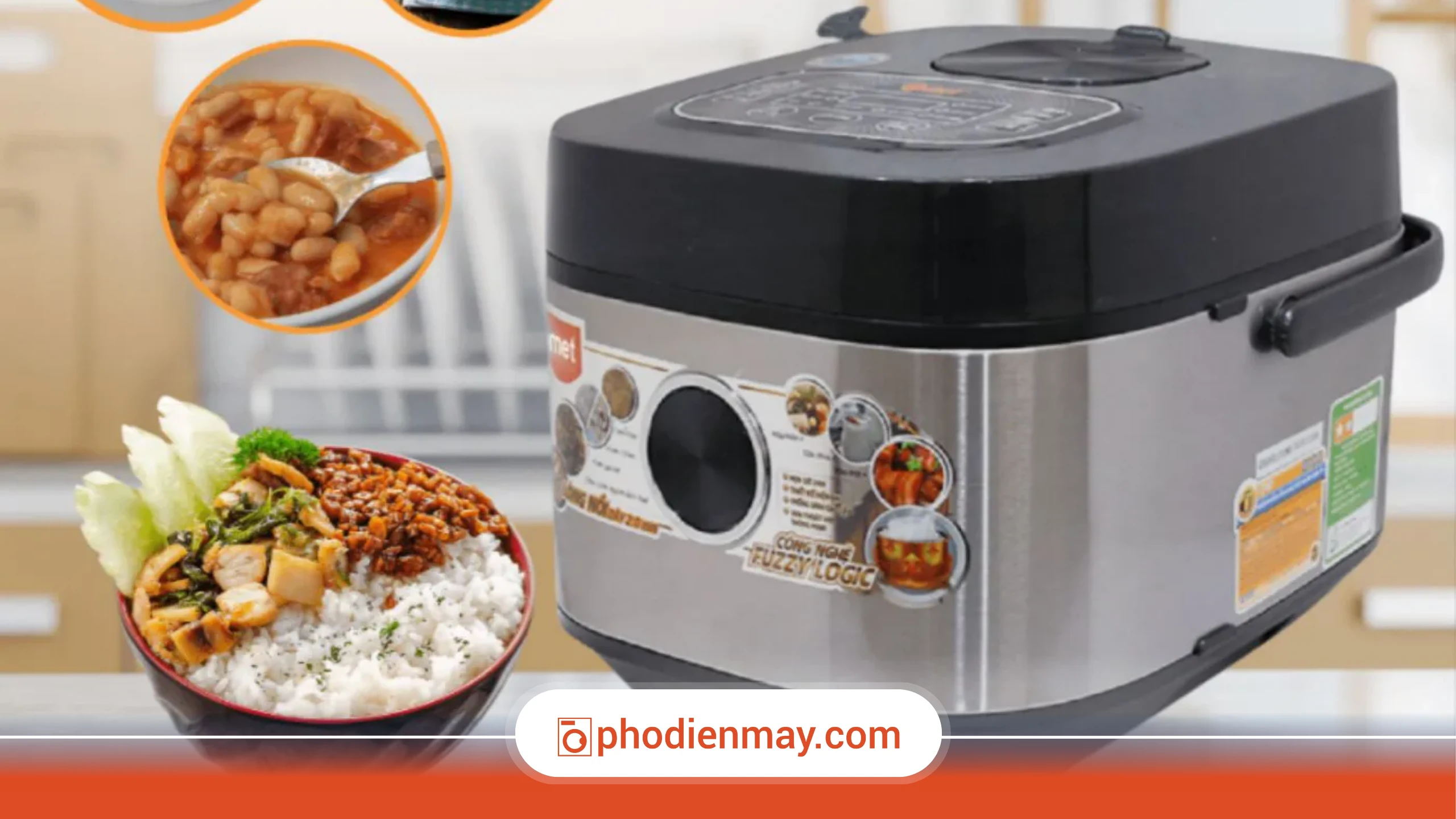 Vì sao cơm nấu bằng nồi cơm điện bị nhão hoặc khô? Nguyên nhân và cách khắc phục hiệu quả