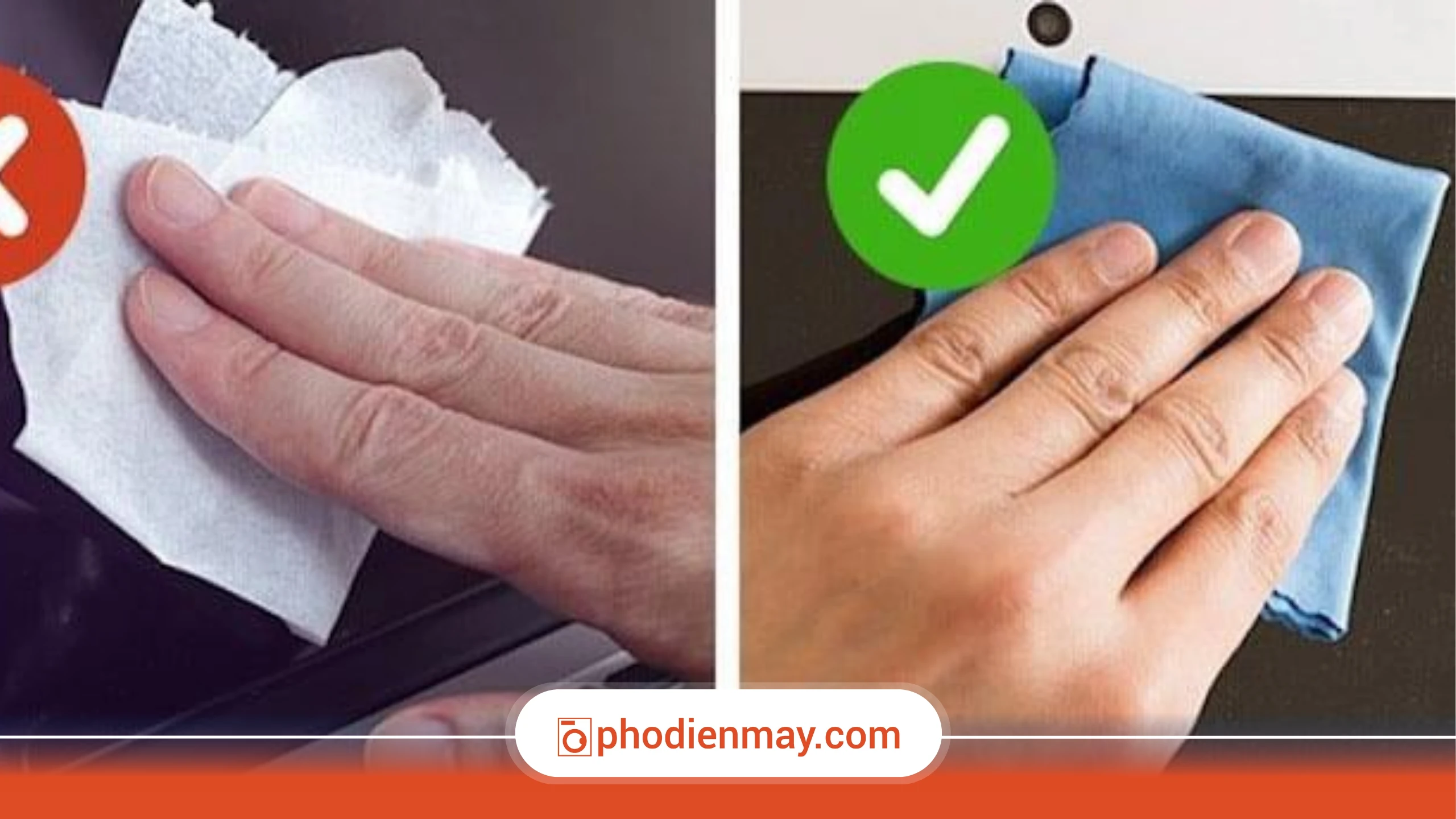 Chuẩn bị trước khi làm sạch màn hình tivi