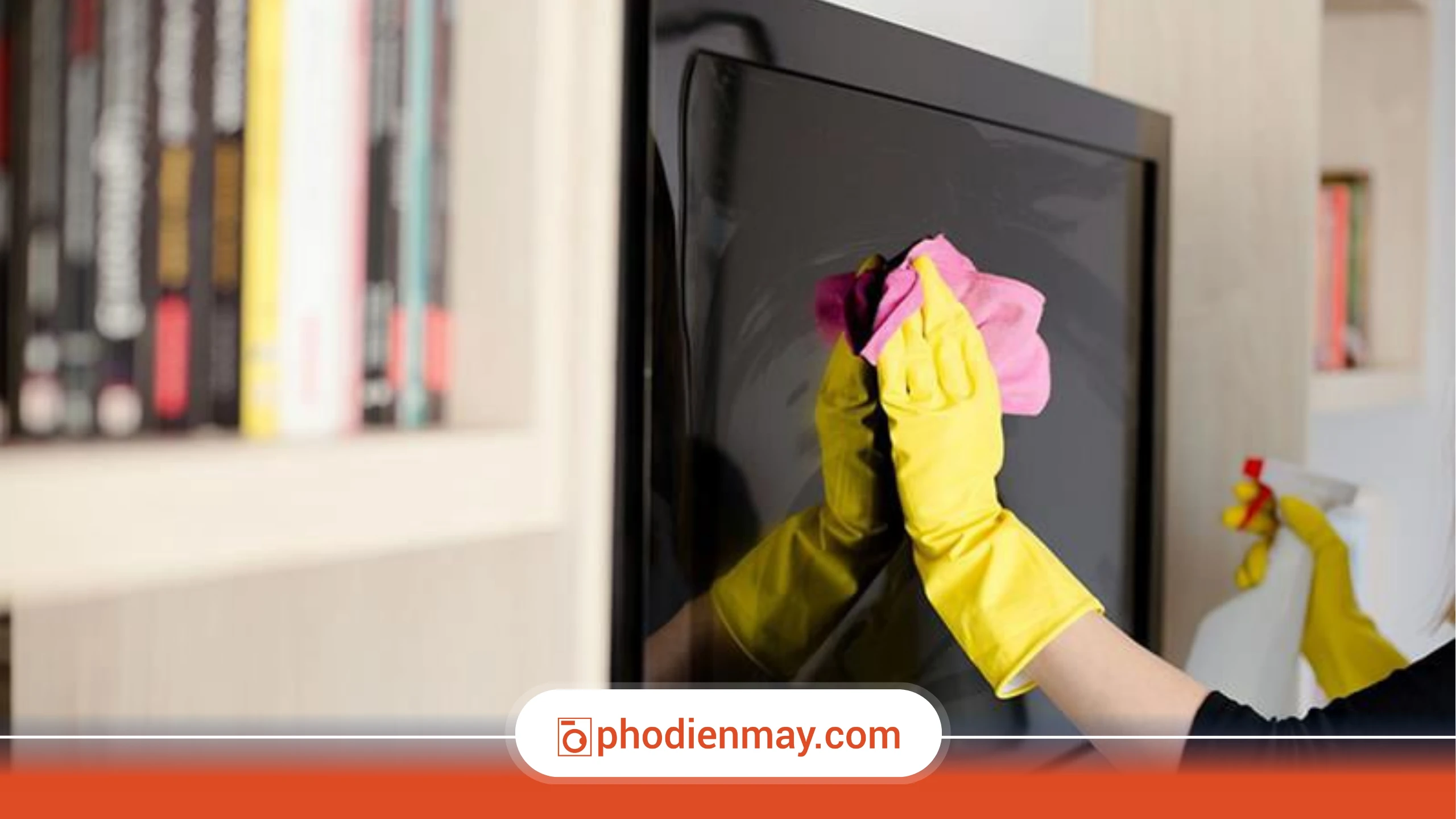 Các bước vệ sinh màn hình tivi đúng cách