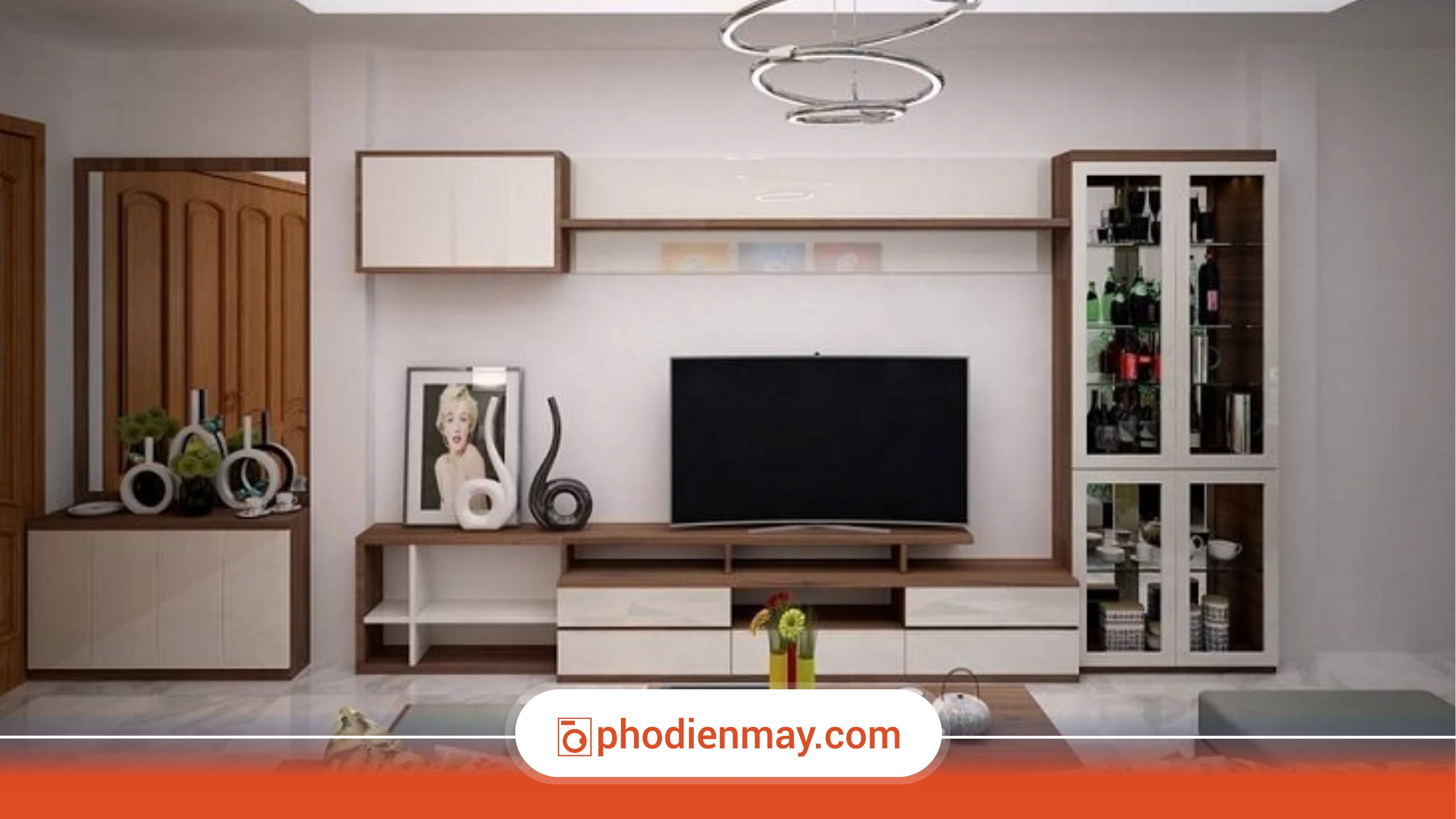 Nên đặt tivi ở đâu trong phòng khách để hợp phong thủy?