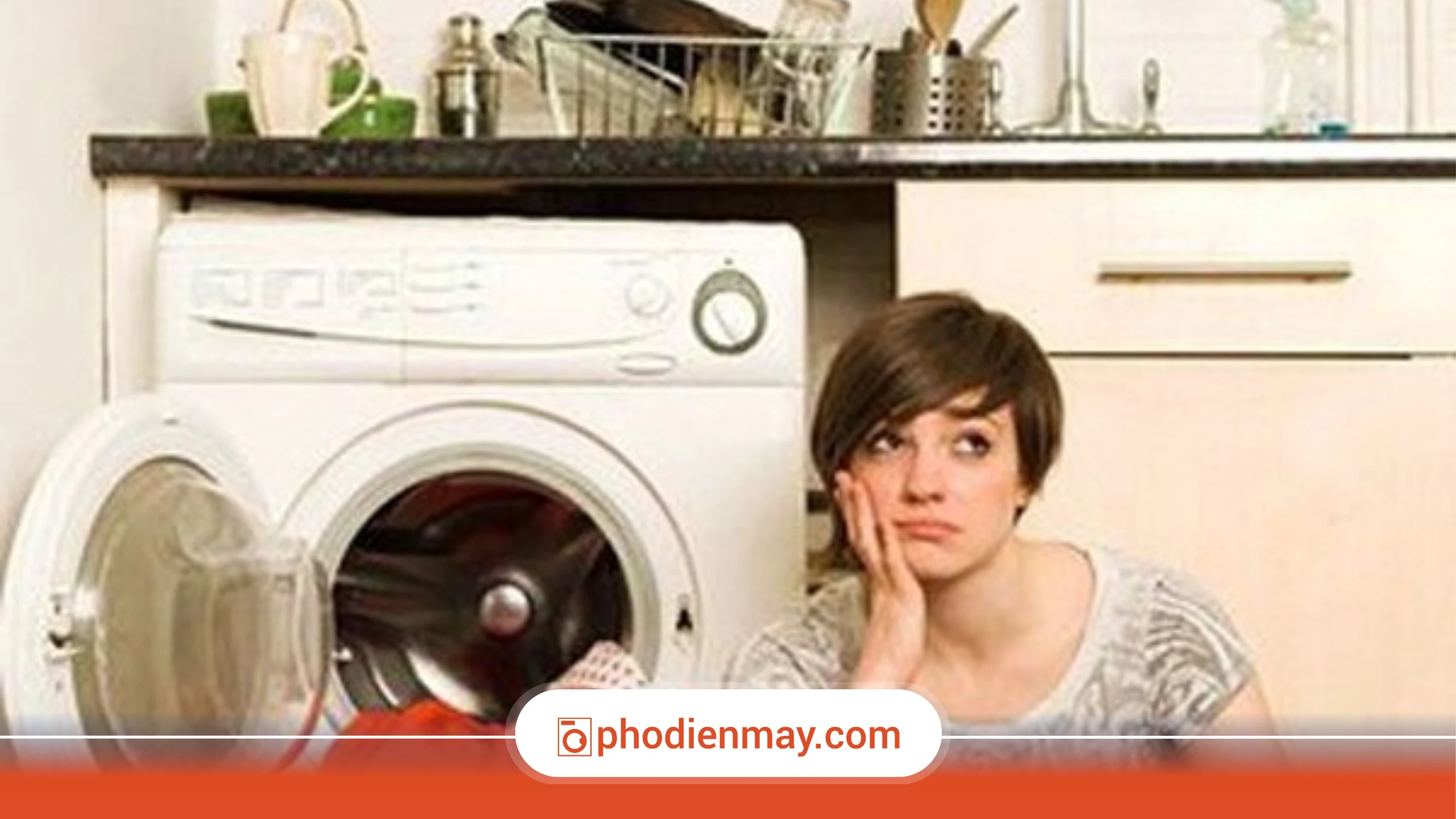 Nhồi quá nhiều quần áo trong một lần giặt