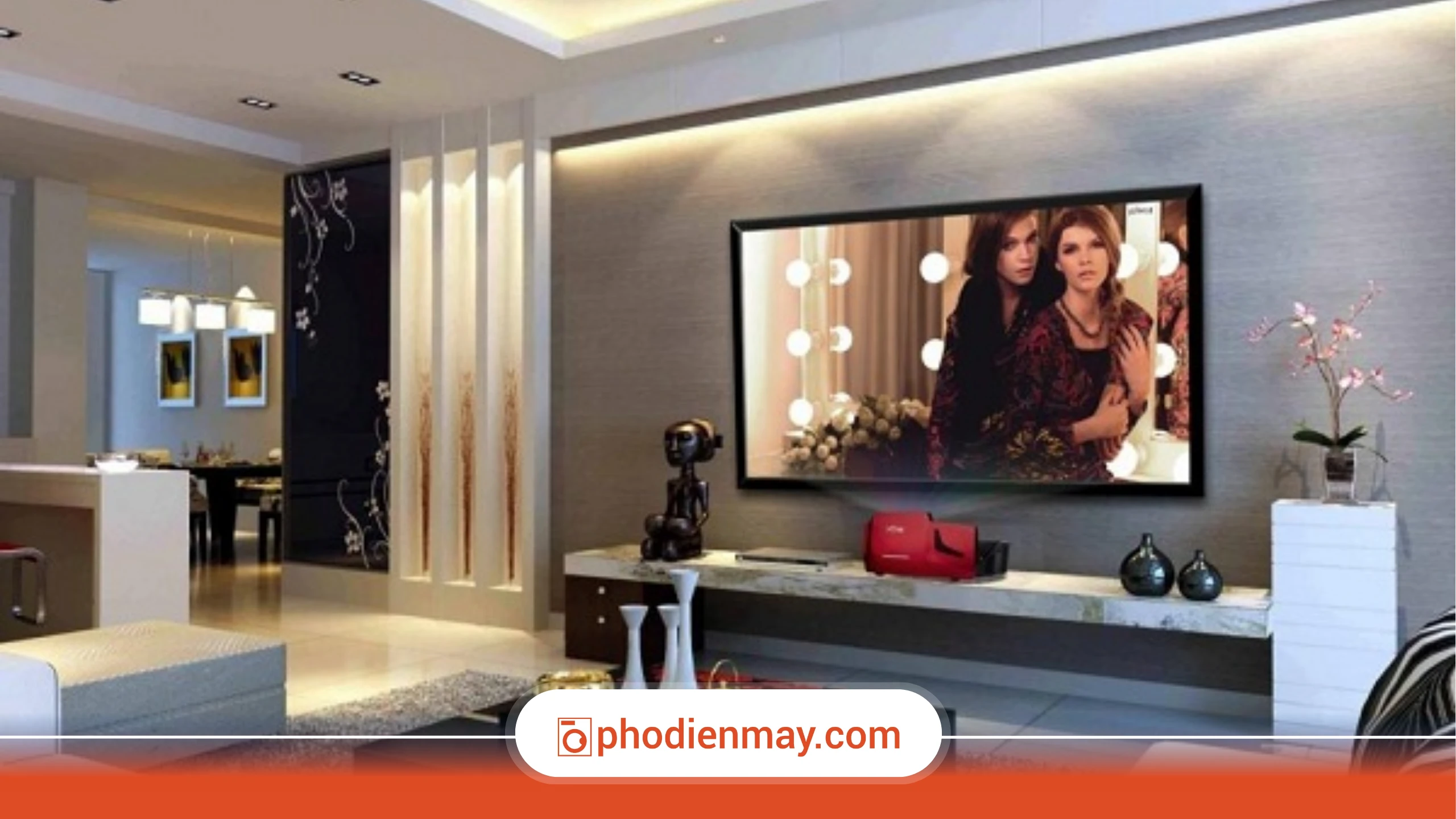 Nên đặt tivi ở đâu trong phòng khách để hợp phong thủy?