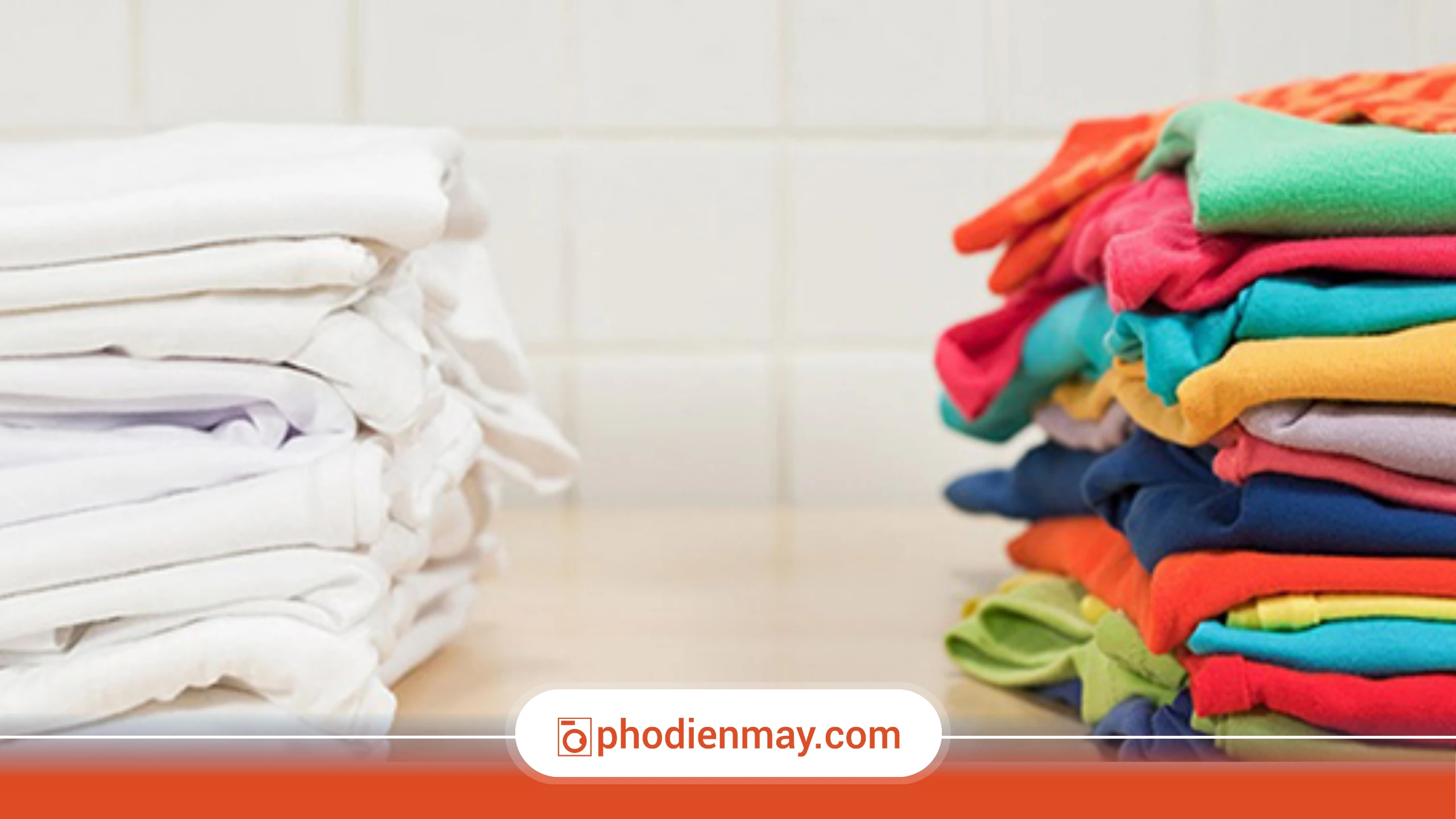 Phân loại theo mức độ bẩn để giặt đồ hiệu quả hơn