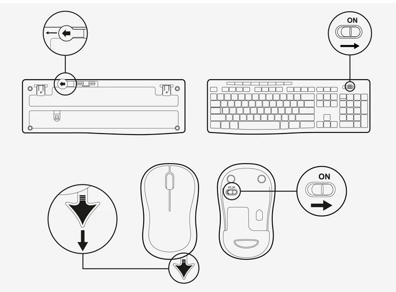 Bàn phím chuột Logitech không dây MK295 Silent - Sử dụng liên tục suốt 36 tháng
