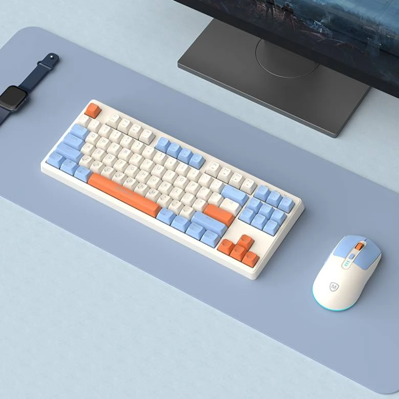 Thiết kế - Bàn phím và chuột không dây MicroPack Lifestyle KM-269W-EN-OR cam