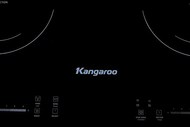 Bếp điện từ đôi Kangaroo KG866I - Điều khiển cảm ứng thông minh nhanh nhạy