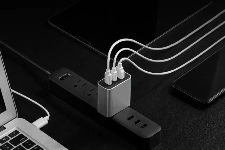 Bộ cáp sạc CUKTECH 65W GaN Charge CUKAD653CNGR AD653C - Sạc nhiều thiết bị cùng lúc