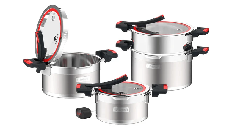 Bộ nồi Inox liền khối Elmich Milano EL-8091 - Thiết kế sang trọng, hiện đại