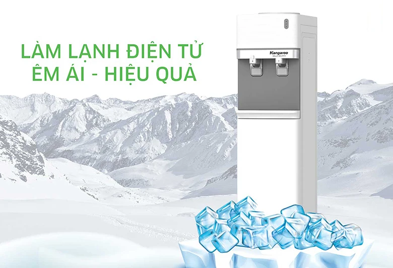 Cây nước nóng lạnh Kangaroo KG35A2 có khả năng làm lạnh bằng chip