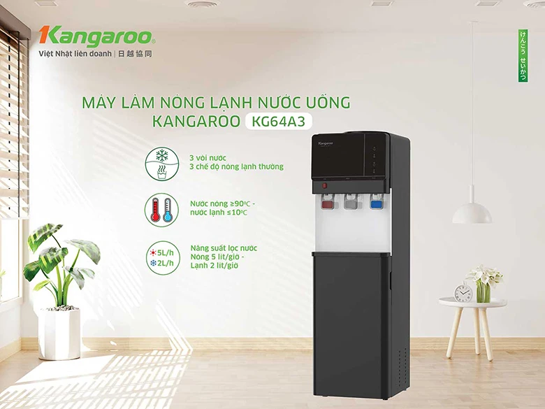 Cây nước nóng lạnh Kangaroo KG64A3 những thông tin chính xác về sản phẩm