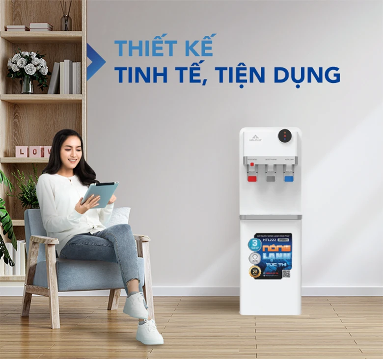 Cây nước nóng lạnh Hòa Phát HTL222 thiết kế hiện đại