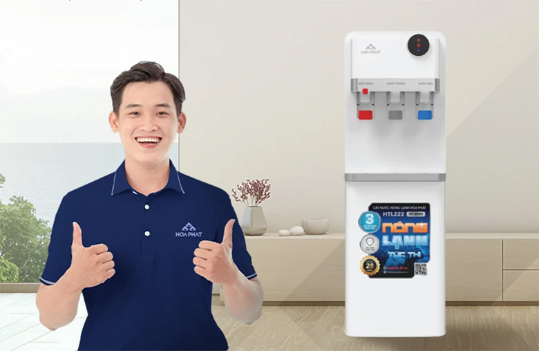 Cây nước nóng lạnh úp bình Hòa Phát HTL222