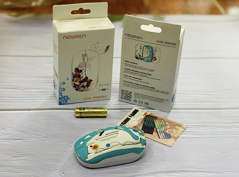  Chuột không dây Newmen F278 Butterfly độ nhạy cao