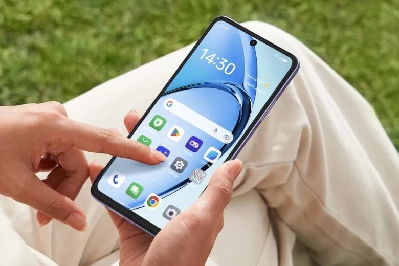 Điện thoại OPPO A5i 4GB/128GB Tím CPH2773 - Màn hình 6.67 inch 90Hz