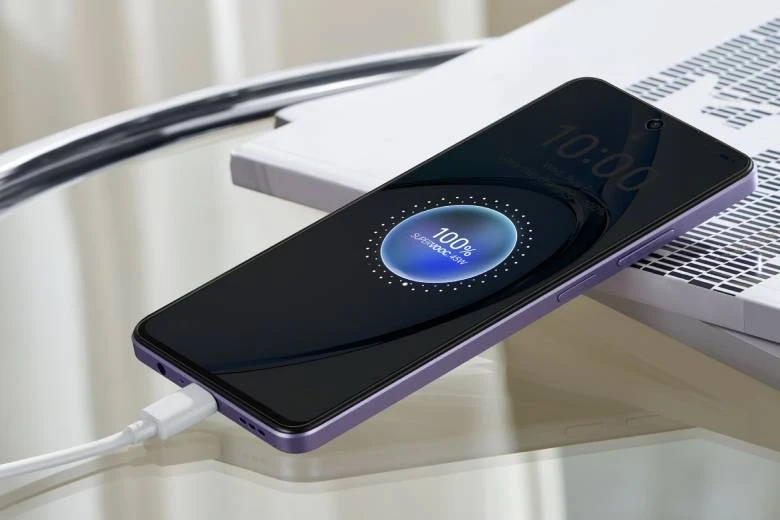 Điện thoại OPPO A5i 4GB/128GB Tím CPH2773 - Công nghệ sạc nhanh SuperVOOC 45W