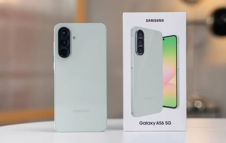 Điện thoại Samsung A56 5G (8+128Gb) Green - thiết kế thời thượng