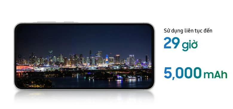 Điện thoại Samsung A56 5G (8+128Gb) Green - Pin 5000mAh, sạc nhanh 45W