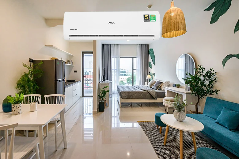 Công suất 17400 BTU - Điều hòa Aqua 1 chiều Inverter 17400 BTU AQA-KCRV18TK