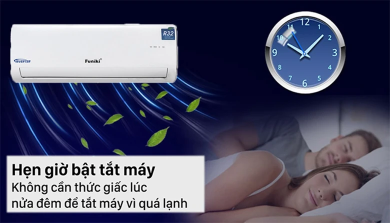 Điều hòa 2 chiều Inverter HIH12TMU nhắc đến chế độ ngủ đêm chất lượng