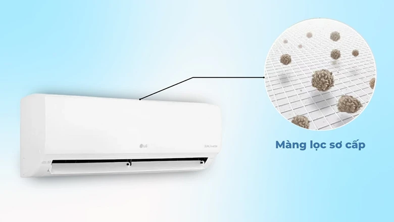Điều hòa LG IDH09M1 Inverter AI Air co khả năng lọc sạch vi khuẩn đem lại không khí trong lành