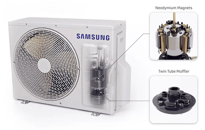 Điều hòa Samsung AR10CYFAAWKNSV - Động cơ tiết kiệm điện