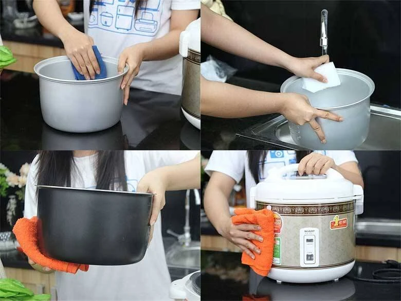 Cách Vệ Sinh Nồi Cơm Điện 