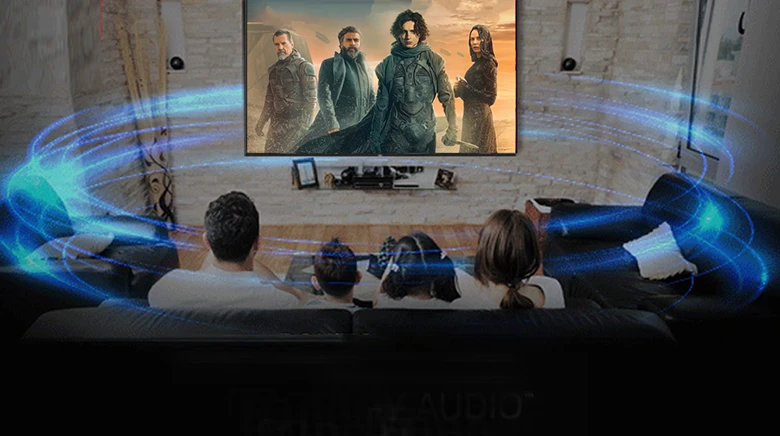 Chất lượng âm thanh rõ nét, chân thực, êm - Sony 43X81DK TV Google