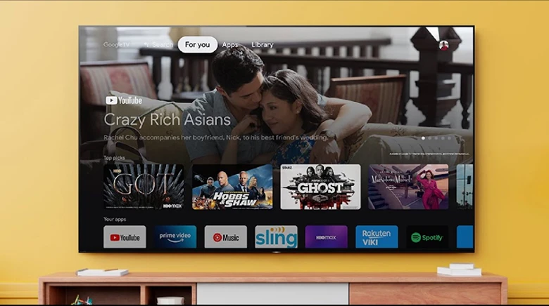 Hệ điều hành Google TV là thân thiện với người dùng- Tivi Sony KD-43X81DK 43 inch