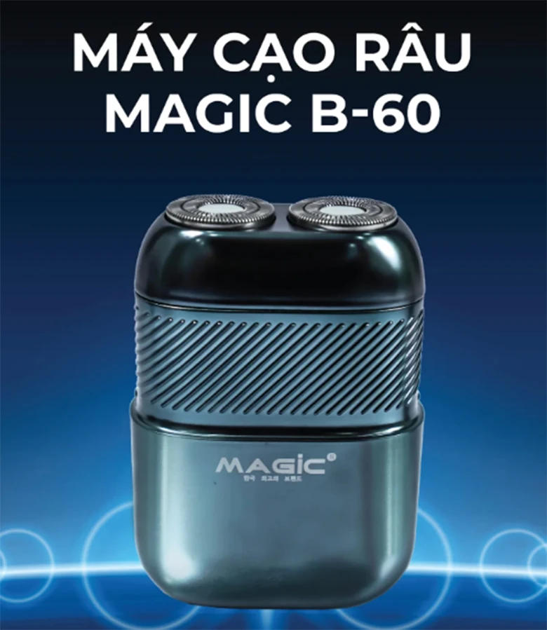 Thiết kế nhỏ gọn - Máy cạo râu Magic B-60