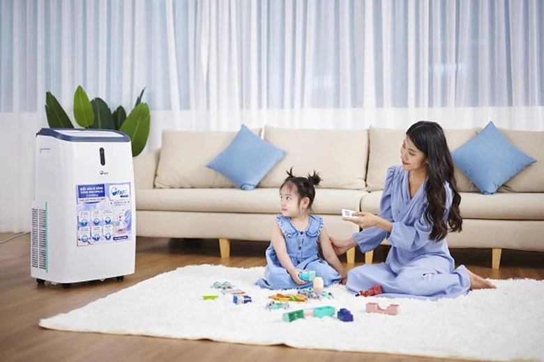 Máy điều hoà di động thông minh FujiE MPAC12 - Hoạt động êm ái
