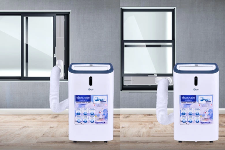 Máy điều hoà di động thông minh FujiE MPAC12 - Tăng hiệu quả làm mát với ống xả