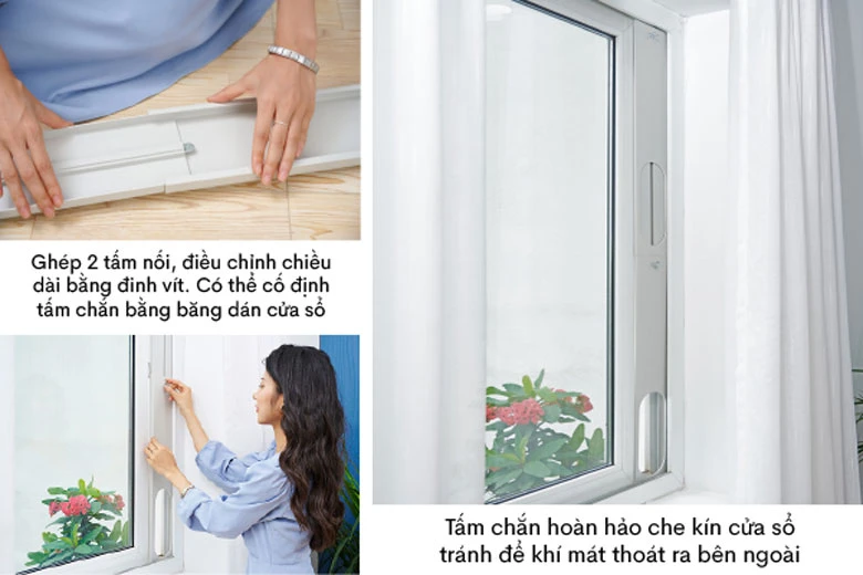 Máy điều hoà di động thông minh FujiE MPAC12B - Cách lắp đặt bộ kít