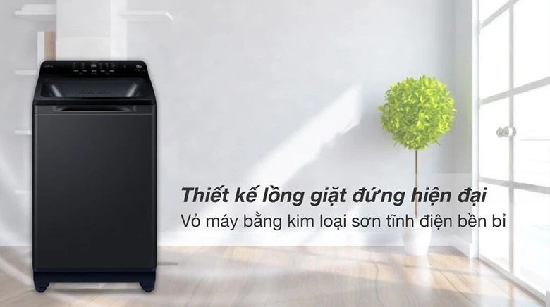 Máy giặt Aqua AQW-DR100JT BK  có sự thiết kế vượt trội so với những sản phẩm về trước