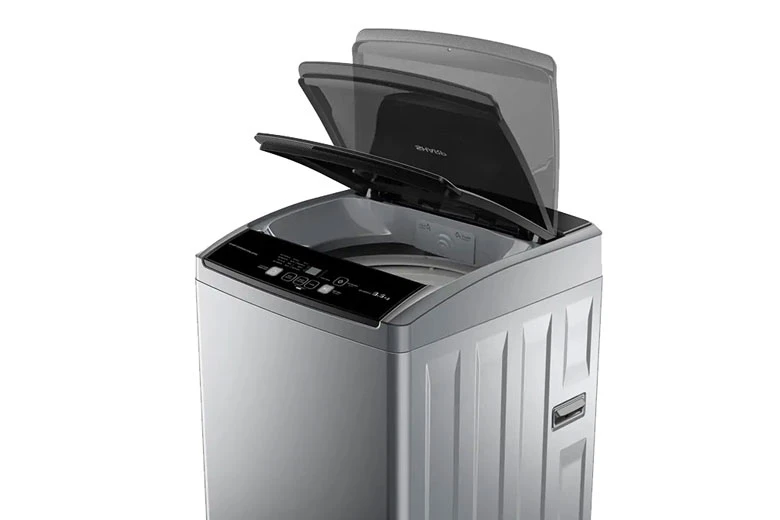 Máy giặt Sharp 7.5kg ES-Y75HV-S - Thiết kế nắp giảm chấn thông minh