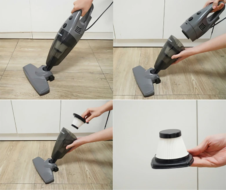 Máy hút bụi Rapido RVC-600HG - Dung tích hộp chứa bụi 0.8 lít