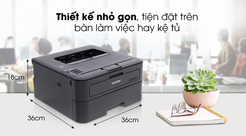 Thiết kế Máy in laser Brother HL-L2366DW