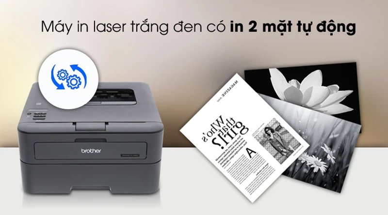 In 2 mặt Máy in laser Brother HL-L2366DW