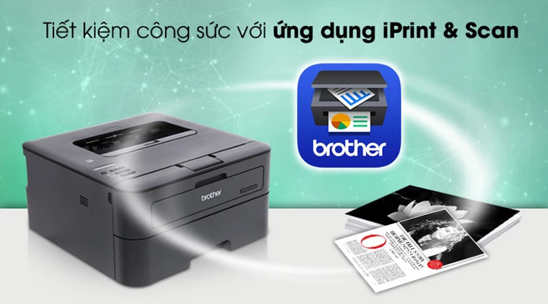 Iprint Scan Máy in laser Brother HL-L2366DW - in mạng, duplex,Wifi
