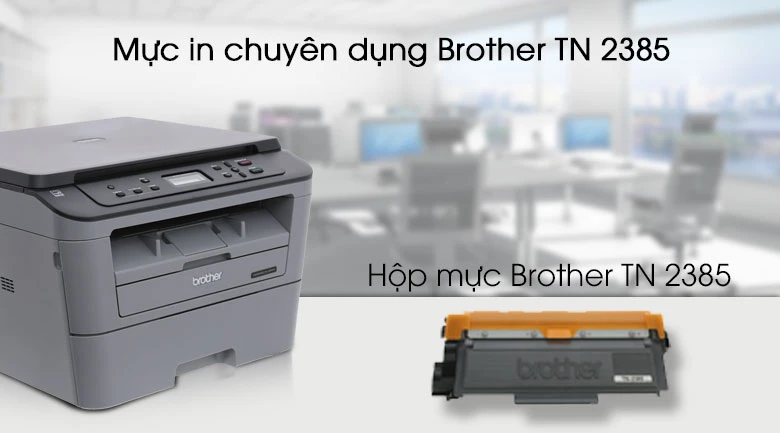 Mực in Máy in laser Brother HL-L2366DW - in mạng, duplex,Wifi