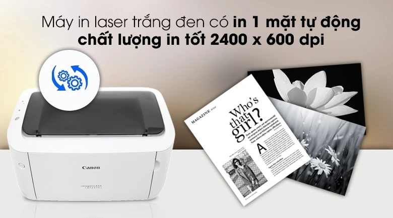 chất lượng bản in tốt-Máy in laser Canon LBP6030W