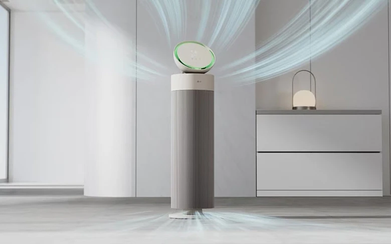 Máy lọc không khí LG AS55GGSY0.ABAE - Hệ thống lọc đa lớp, lọc sạch bụi mịn, vi khuẩn và mùi hôi