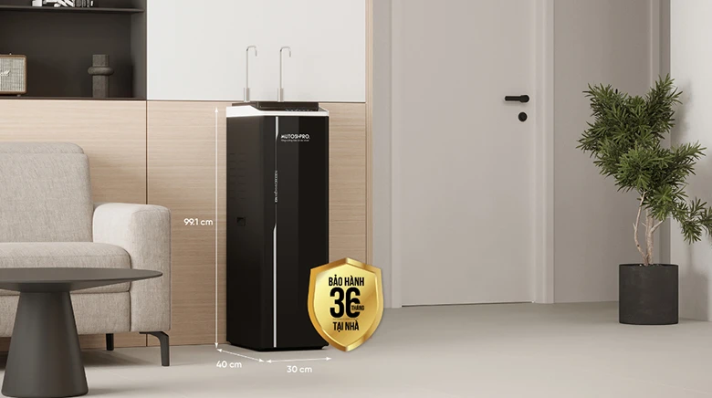 Máy lọc nước ion kiềm Hydrogen Mutosi MP-P89K thiết kế sang trọng, hiện đại