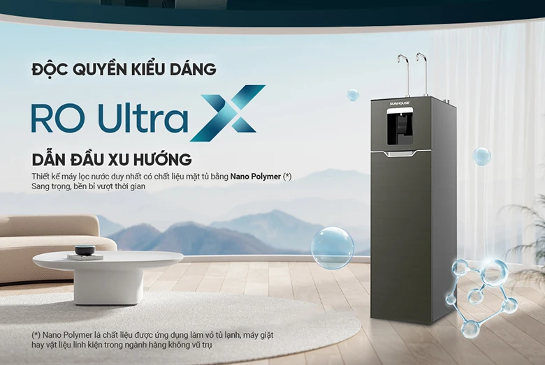 Máy lọc nước RO UltraX Sunhouse SHA76688SH 11 lõi với thiết kế hiện đại và bền bỉ