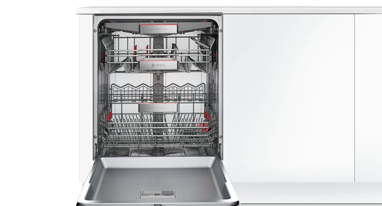 Máy rửa bát bán âm Bosch HMH SMU68TS02E khoang máy rộng