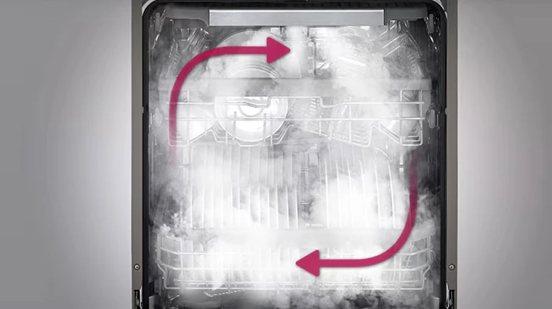 Máy rửa bát LG XD4 - LDT14BLA4 tráng hơi nước