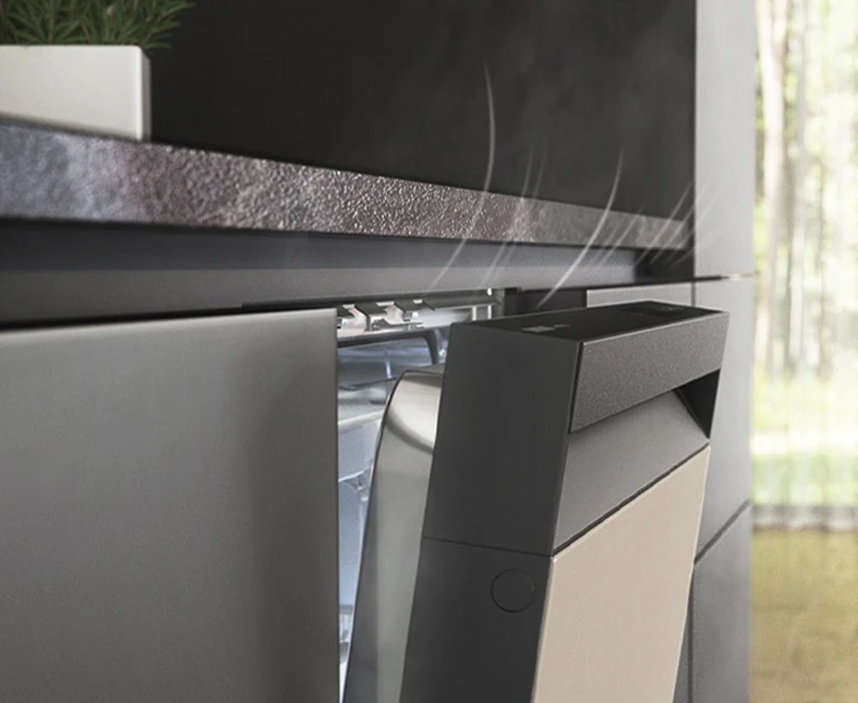 Samsung  Bespoke DW60CB750FAPSV cửa tự động mở