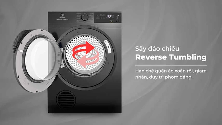 Máy sấy thông hơi Electrolux 9 kg EDV904N3SC - Công nghệ sấy đảo chiều ReverseTumbling 