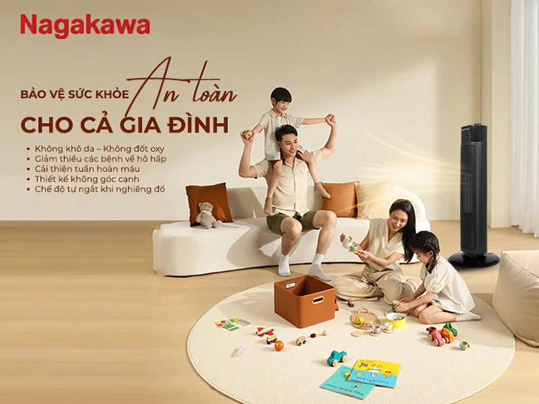 Máy sưởi gốm Nagakawa NEH8356